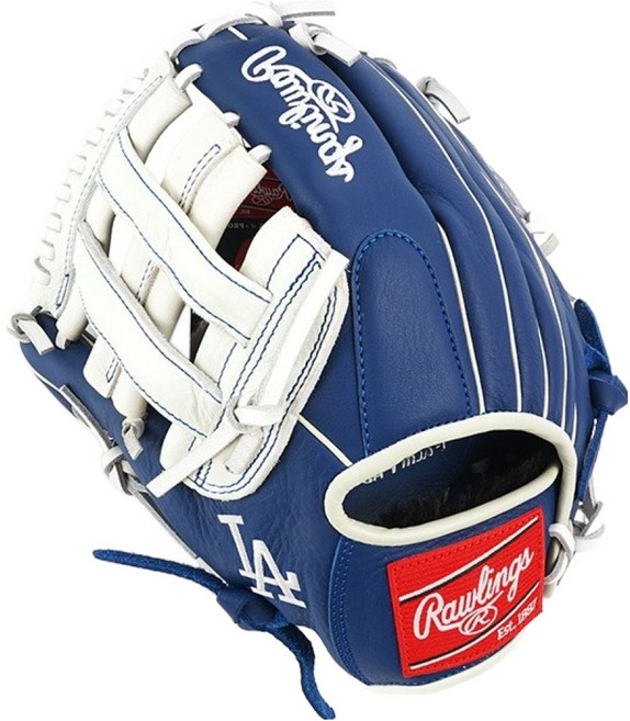 롤링스 셀렉트 프로 라이트 스페셜 오더 MLB 팀 로고 글러브 GHW5SPLNA-6-LAD(RH), 로열, 1개