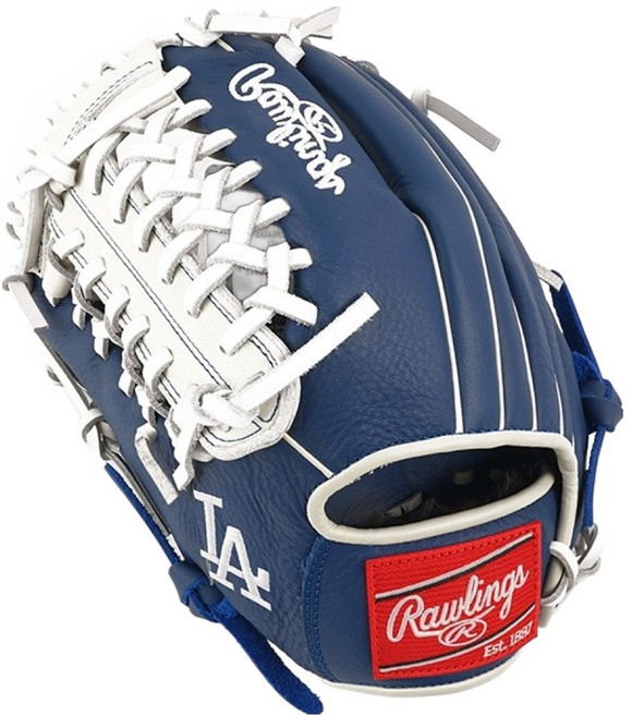 롤링스 셀렉트 프로 라이트 스페셜 오더 MLB 팀 로고 글러브 GHW5SPL205-4-LAD(RH), 로열, 1개