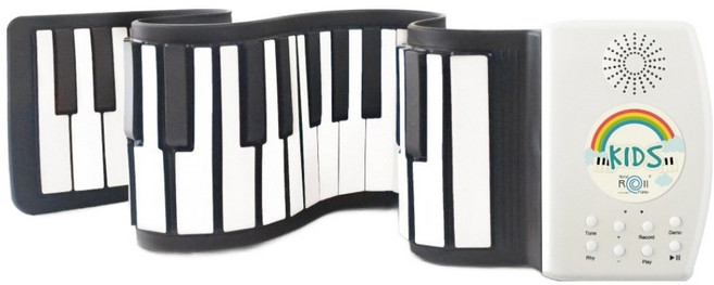 Hand Roll Piano 手捲樂器 49鍵手捲鋼琴, 1個, 白色