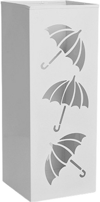 히키스 컴팩트 스틸 우산꽂이 R05, 1개, 화이트