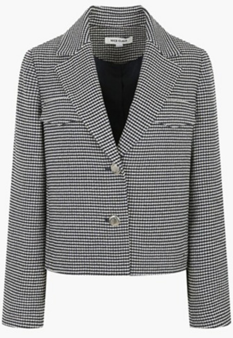 나이스클랍 여성용 크롭 투버튼 자켓 N241MWJ102NY