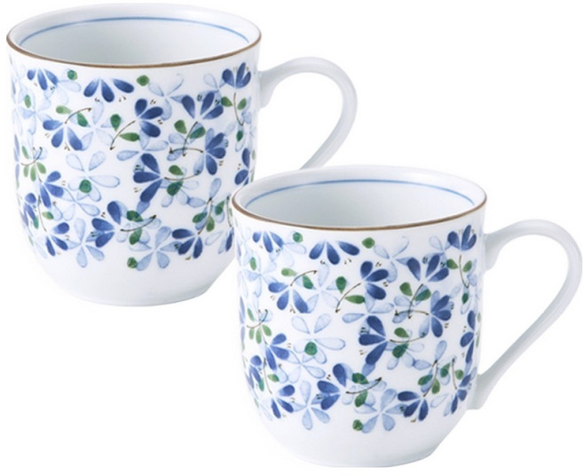 아이린도 메바에 머그컵 320ml, 혼합색상, 2개