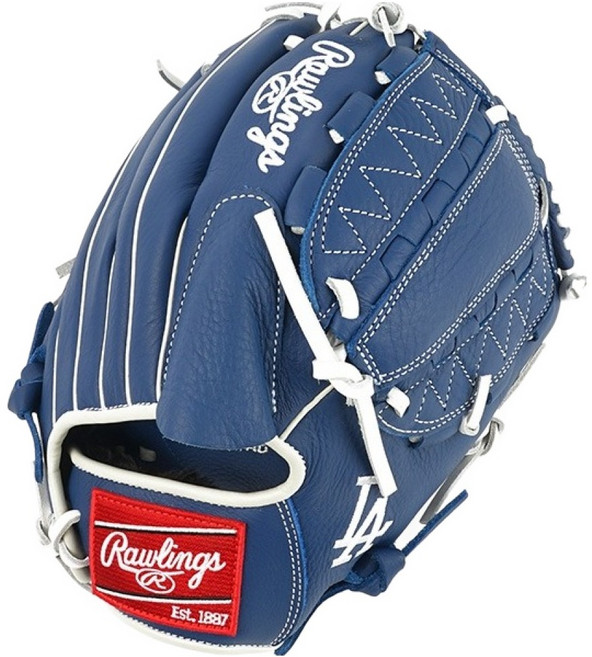 롤링스 셀렉트 프로 라이트 스페셜 오더 MLB 팀 로고 글러브 GHW5SPL206-12-LAD, 로열, 1개