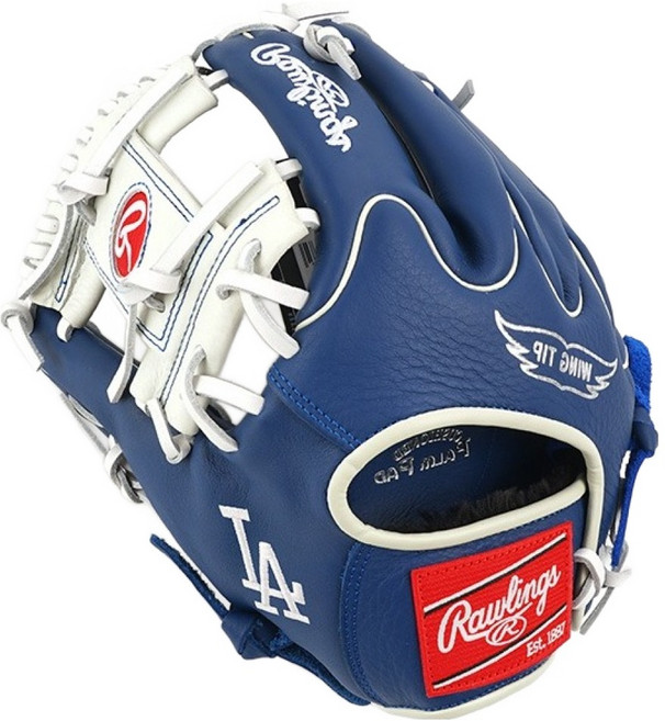 롤링스 셀렉트 프로 라이트 스페셜 오더 MLB 팀 로고 글러브 GHW5SPL205W-2-LAD(RH), 로열, 1개