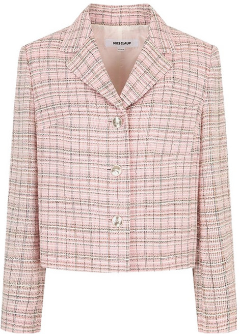 나이스클랍 여성용 싱글 숏 자켓 N232MWJ419PK