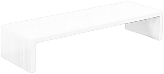 小麥購物 螢幕增高架 50 x 20 x 8cm 1層, 白色, 1個