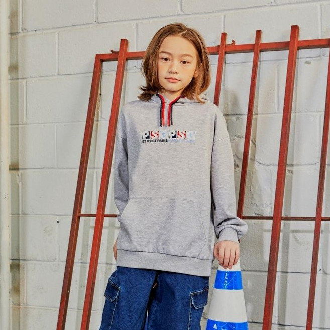 에스핏 남아용 PSG 스트링장식 후드 티셔츠