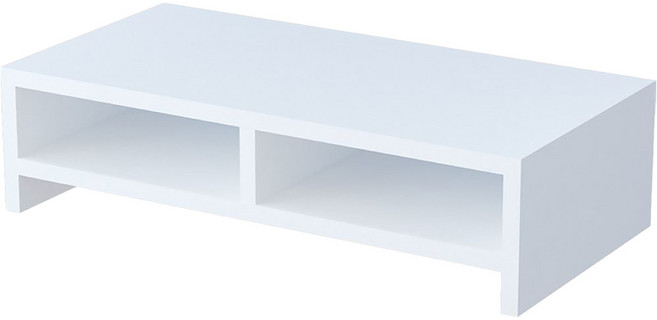 小麥購物 螢幕電腦增高架 L1206 2層, 白色