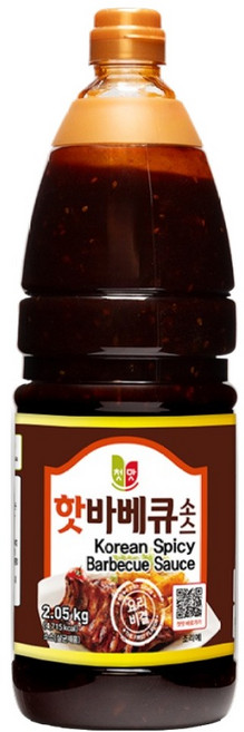 첫맛 청우식품 핫베비큐 소스, 2.05kg, 1개