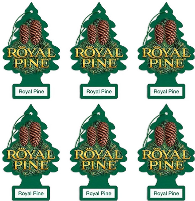 리틀트리 차량용 디퓨저, 6개, 로얄 파인