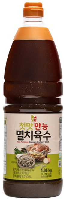 첫맛 만능 멸치육수, 1.95kg, 1개