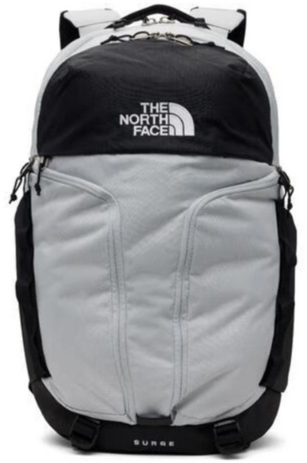THE NORTH FACE 後背包/運動包/書包/旅行包 SURGE NF0A52SG51S, 1個, 黑色 + 灰色