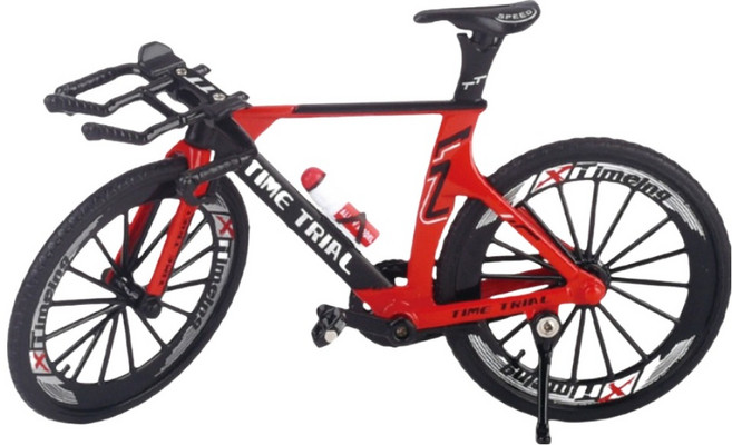 문구담 디테일 소장각 사이클 미니어처, 24 레이싱 블랙레드, 1개