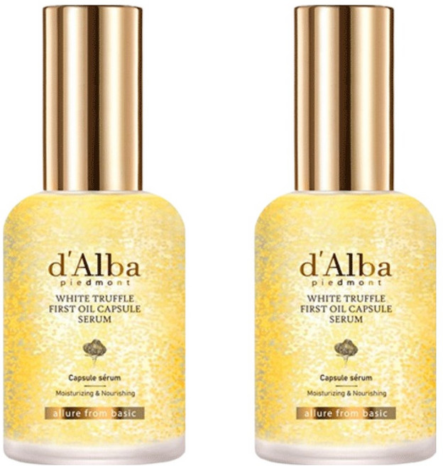 달바 화이트 트러플 퍼스트 오일 캡슐 세럼, 50ml, 2개