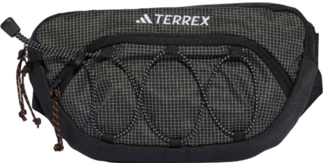 adidas 愛迪達 腰包/斜背包/運動小包 TRX MT WAIST PK JJ1480, 1個, 黑白色