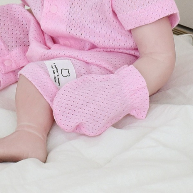 베이비앤아이 유아용 메쉬 손싸개 양손착용 2세트