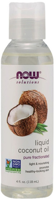 NOW Foods 純椰子保濕油/基底油, 118ml, 1瓶