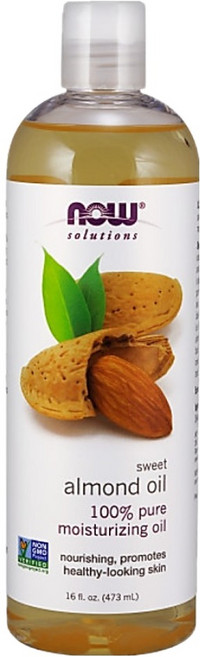 NOW Foods 純甜杏仁保濕油/基底油, 473ml, 1瓶