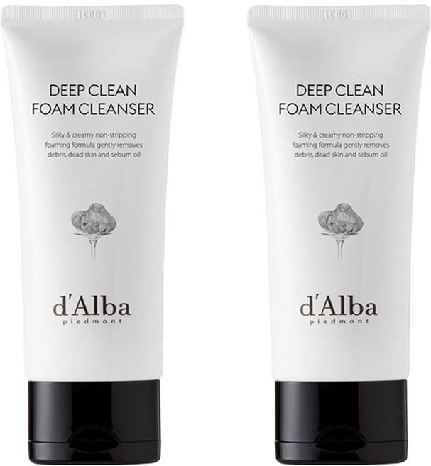 달바 화이트 트러플 딥 클린 폼 클렌저, 80ml, 2개