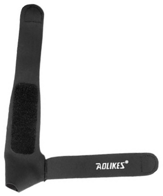 AOLIKES 奧力克斯 透氣媽媽手護腕 大拇指套 右手 M, 黑色, 護指1673/M/右
