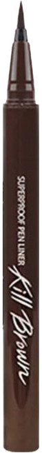 클리오 수퍼프루프 펜 라이너 0.55ml, 002 브라운, 1개