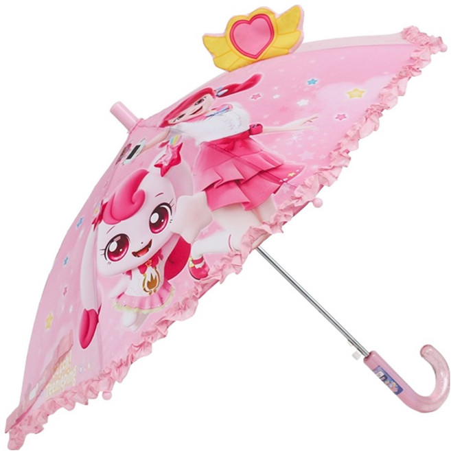 캐치티니핑 여아용 40 잘보여 러블리 입체 홀로그램 우산 OUTPU10006