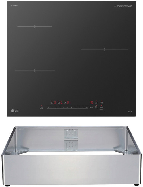 LG전자 디오스 인덕션 3구 + 프리스탠딩 케이스 15cm 세트 방문설치, BEI3QEBLOEA