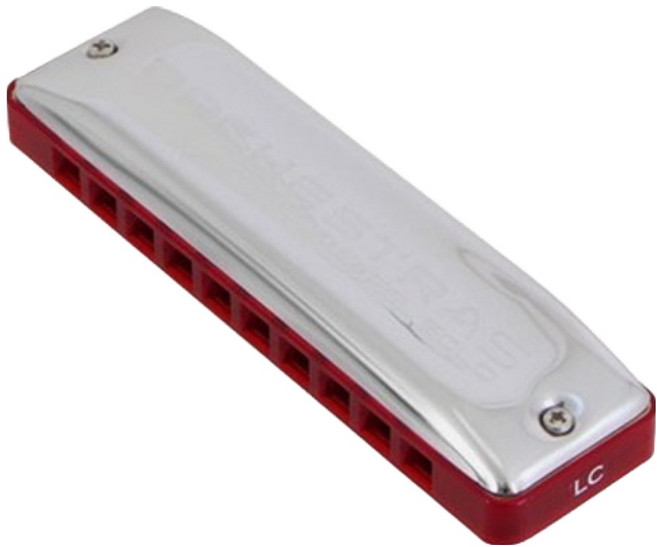 자이델 다이아토닉 세션스틸 10홀 LC키 하모니카 10330, 혼합색상, 1개, BLUE ORCHESTRA S 10330