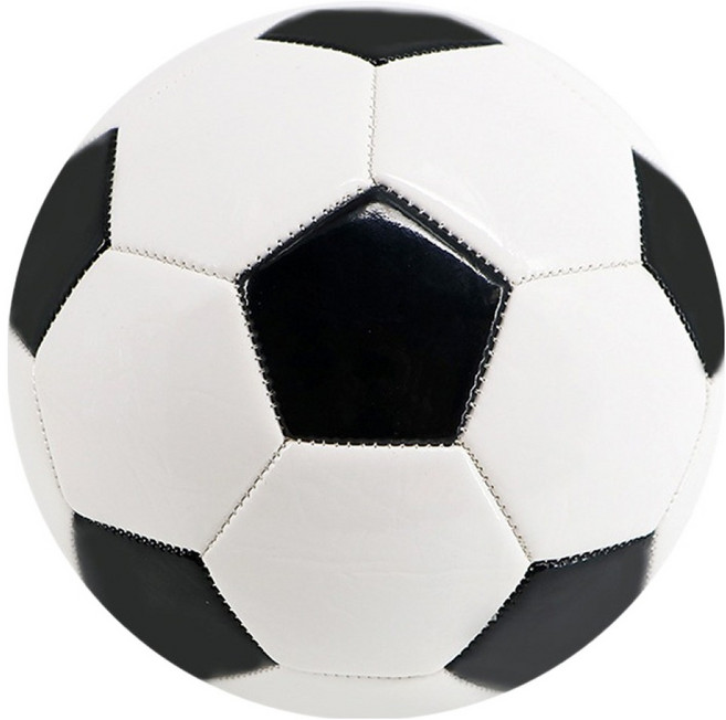 클래식 디자인 축구공, 베이직 블랙, 1개