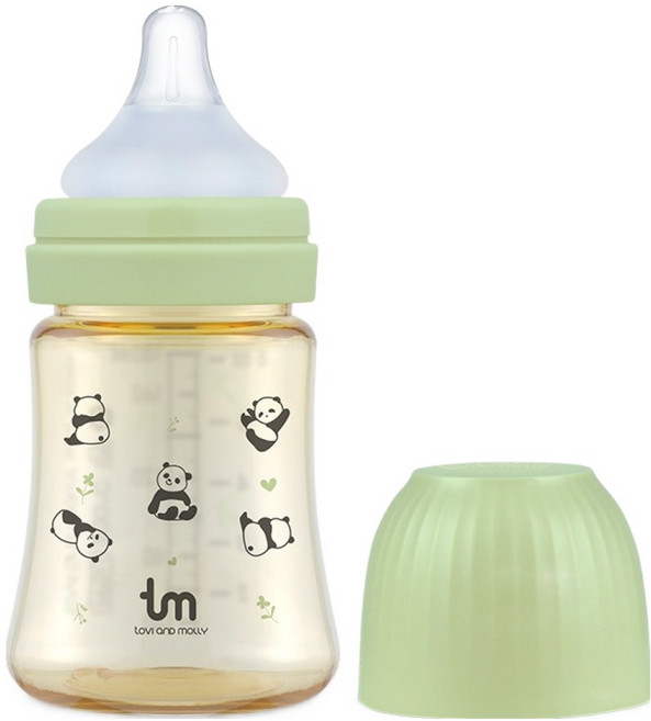 토비앤몰리 PPSU 포포 싱글젖병, 그린, 180ml, 1개