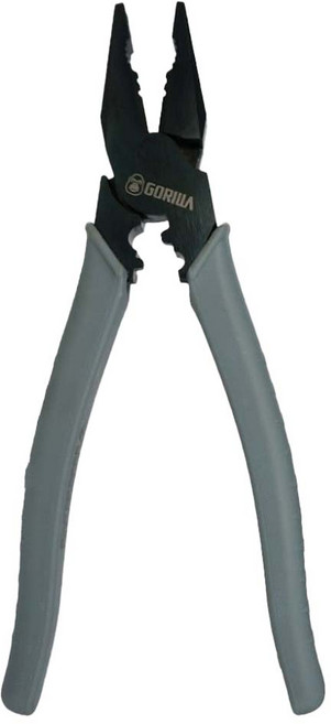 GORILLA 紳士質人手工具 極黑省力剝線鋼絲鉗 9吋老虎鉗, 1個