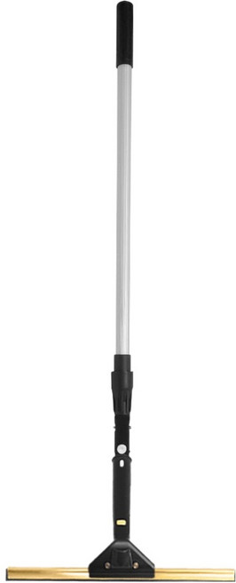 월드크린 프로 스윙 유리창 스퀴지 프리미엄 채널 35cm + 핸들 + 2단봉 1.3m 세트, 혼합색상, 1세트