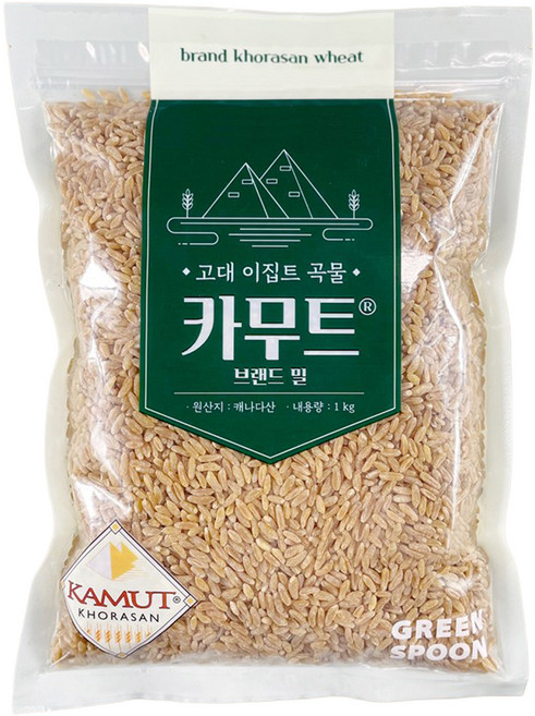 초록숟가락 카무트 브랜드 밀, 1개, 1kg