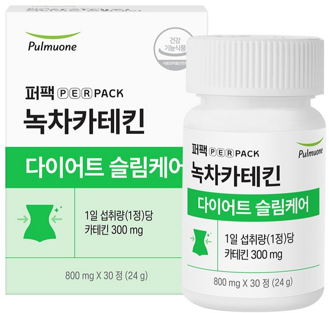 퍼팩 풀무원 퍼팩 녹차카테킨 다이어트슬림케어 24g, 1개, 30정