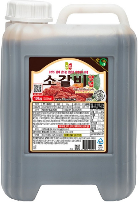 첫맛 소갈비양념, 10kg, 1개