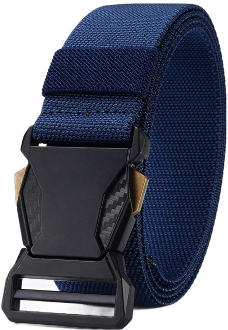 액티제노 남성용 아웃도어 스포츠 나일론 전술 벨트, 네이비, 1개