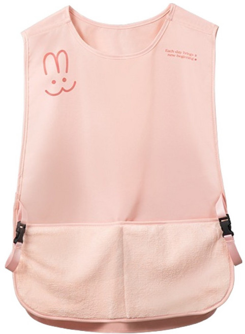 네오바트 조끼형 방수 앞치마, 핑크, 1개