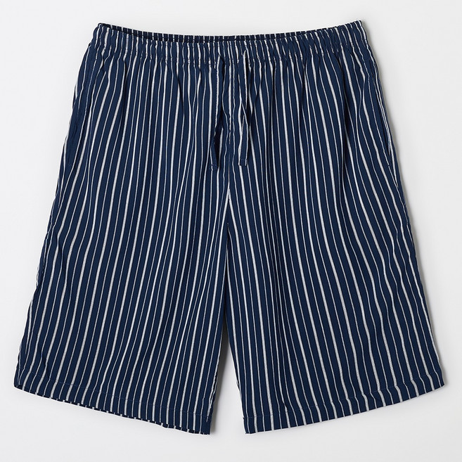 SPAO 舒適柔軟條紋五分睡褲