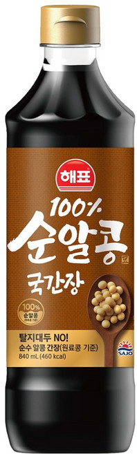 해표 순알콩 국간장, 1개, 840ml