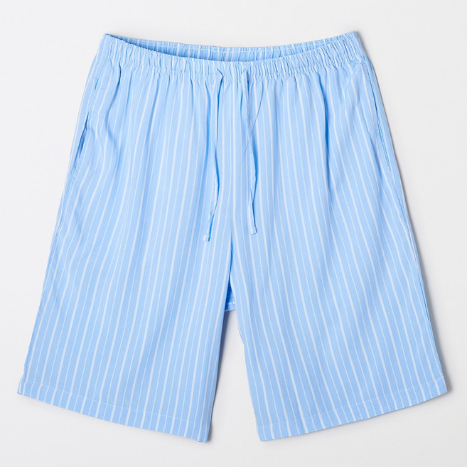 SPAO 舒適柔軟條紋五分睡褲