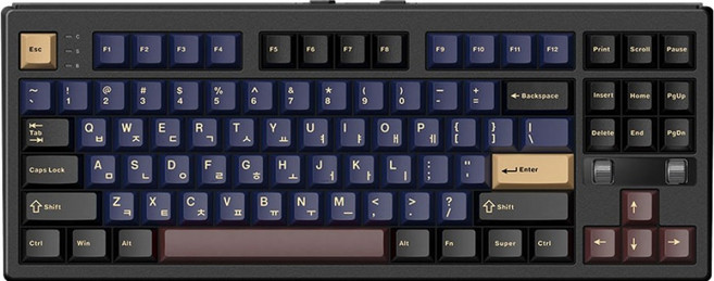 프리플로우 유무선 8K 게이밍 기계식 텐키리스 키보드, ECLIPSE, Archon F1 PRO TKL, 저소음피치축V3