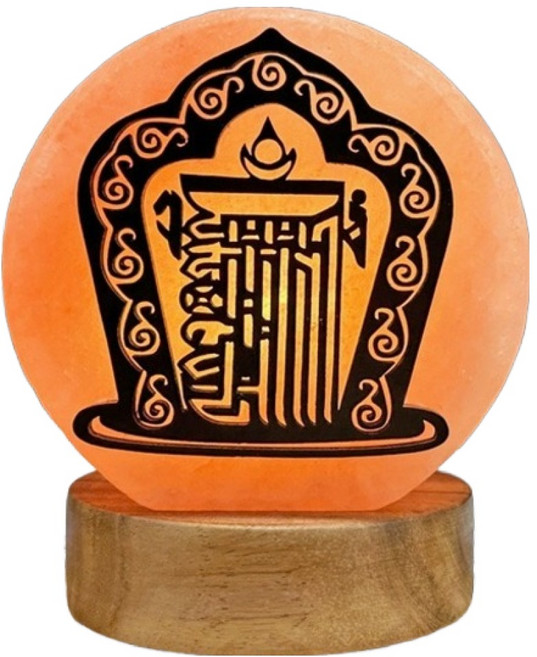 命運好好玩 十相自在化煞鹽燈 8110081, 橘色