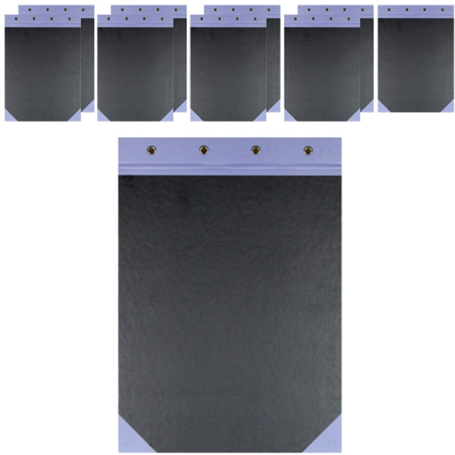 현풍 종이흑표지 세로형 군 공간격 50mm 2p, 흑색, A4, 10세트