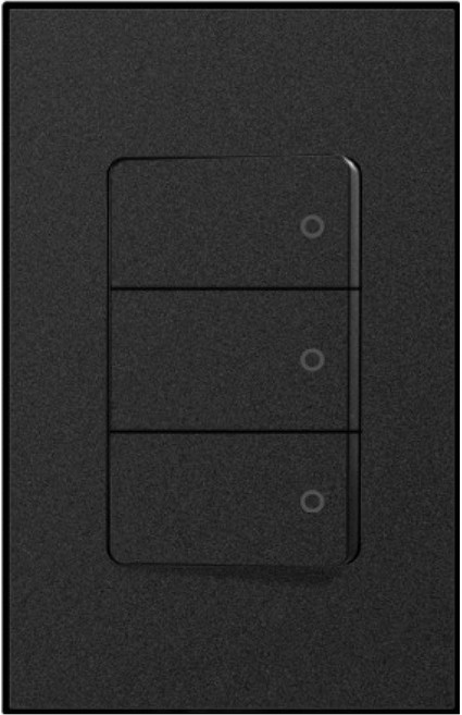 위너스 벨로 매트블랙 스위치 3구, 1개