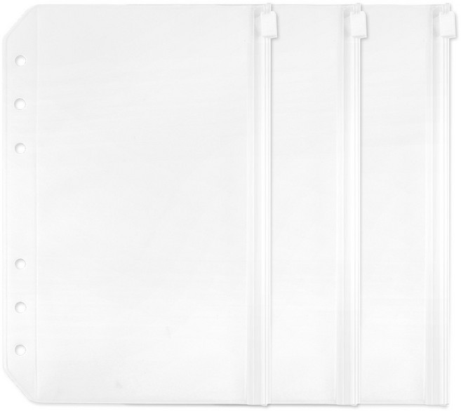 리코즈 6공 포켓 리필 멀티포켓 내지 A6, 1개, 3매입