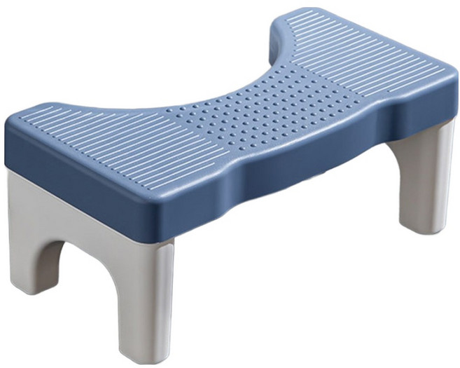 생활업글연구소 화장실 변기 발 받침대, 네이비, 1개