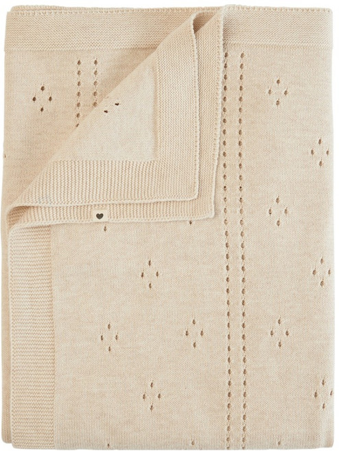 BIBS Knitted Blanket 針織棉毯, Pointelle 象牙白