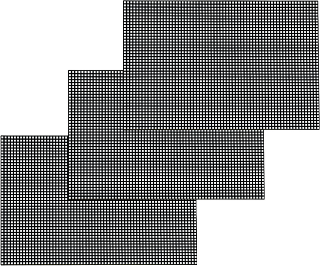 코히모 DIY 가방 부자재 옆판 밑판 메쉬보드 42 x 60 cm 5W0488, 블랙, 3개