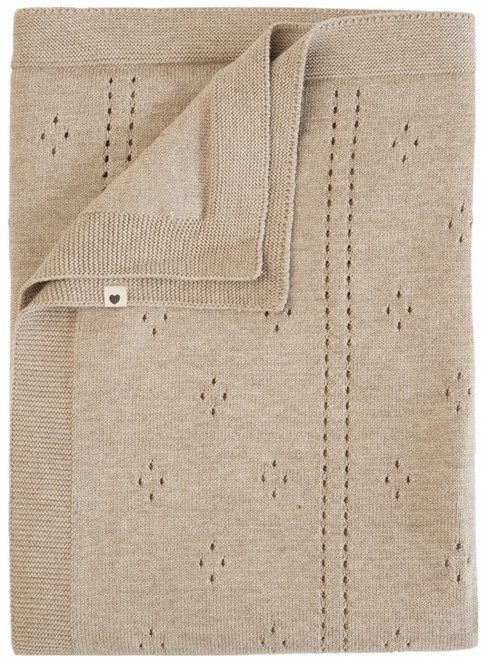 BIBS Knitted Blanket 針織棉毯, Pointelle 香草