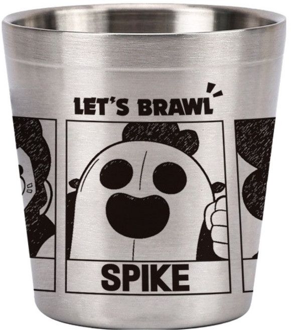 릴팡 브롤 스타즈 파노라마 이중 스텐컵, 1개, 180ml